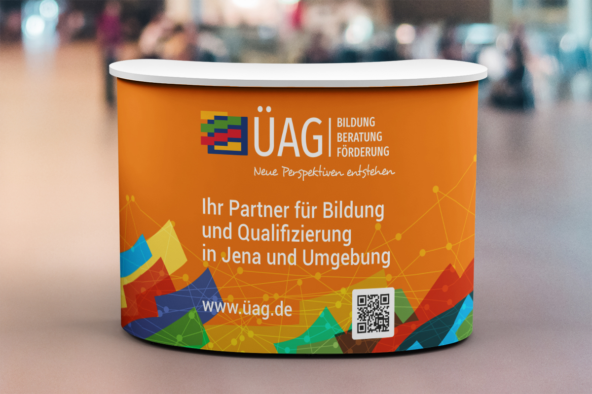 Messetheke Popup-Messetheke der ÜAG